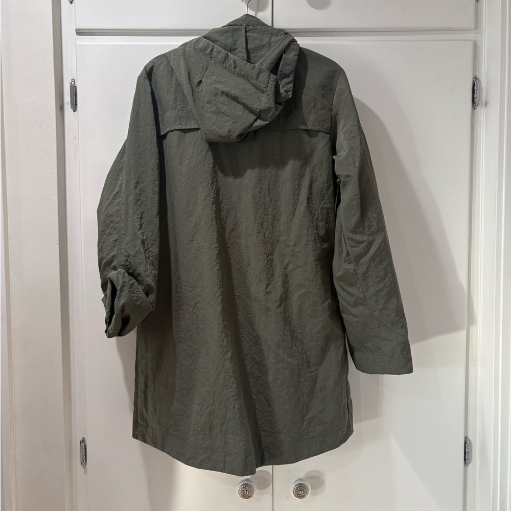 Tart Collections Utility Jacket in Army Green - Picture 6 of 10